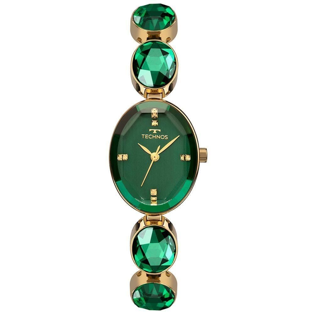 Relógio Technos Feminino Crystal Dourado - 2036nbs-1v