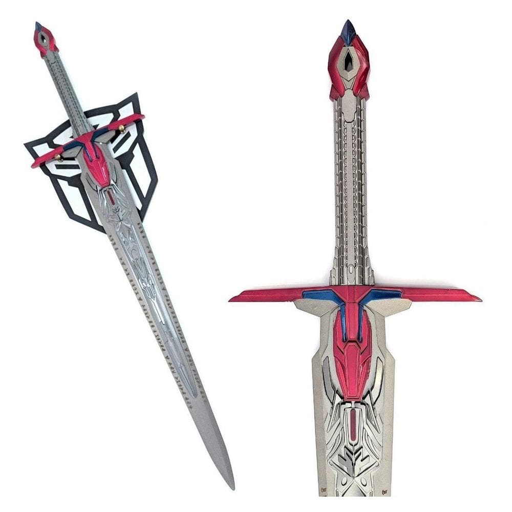 Espada Optimus Prime Aço Transformers 4 Suporte Parede