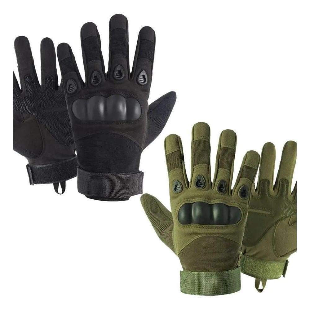 2X Luva Tatica Paintball Militar Proteçao Cores