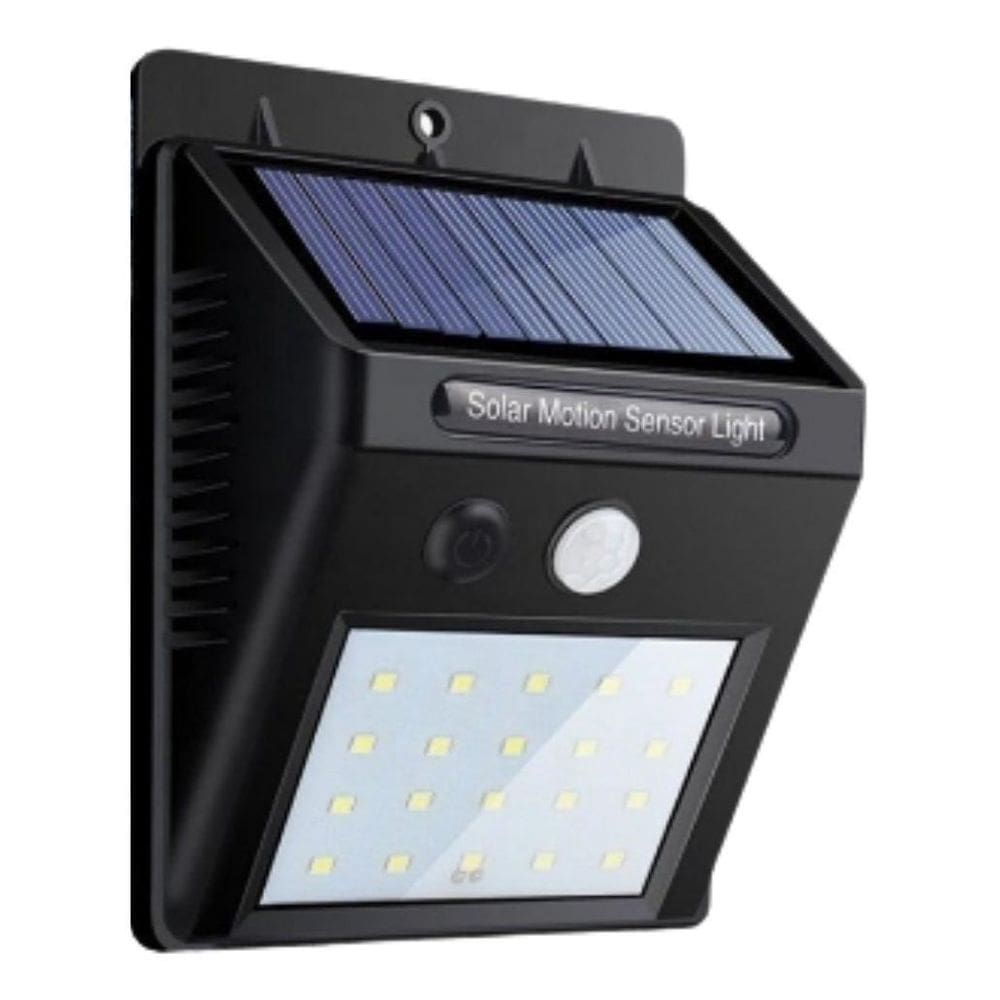 Luminária Parede LED Solar Sensor Movimento 4W