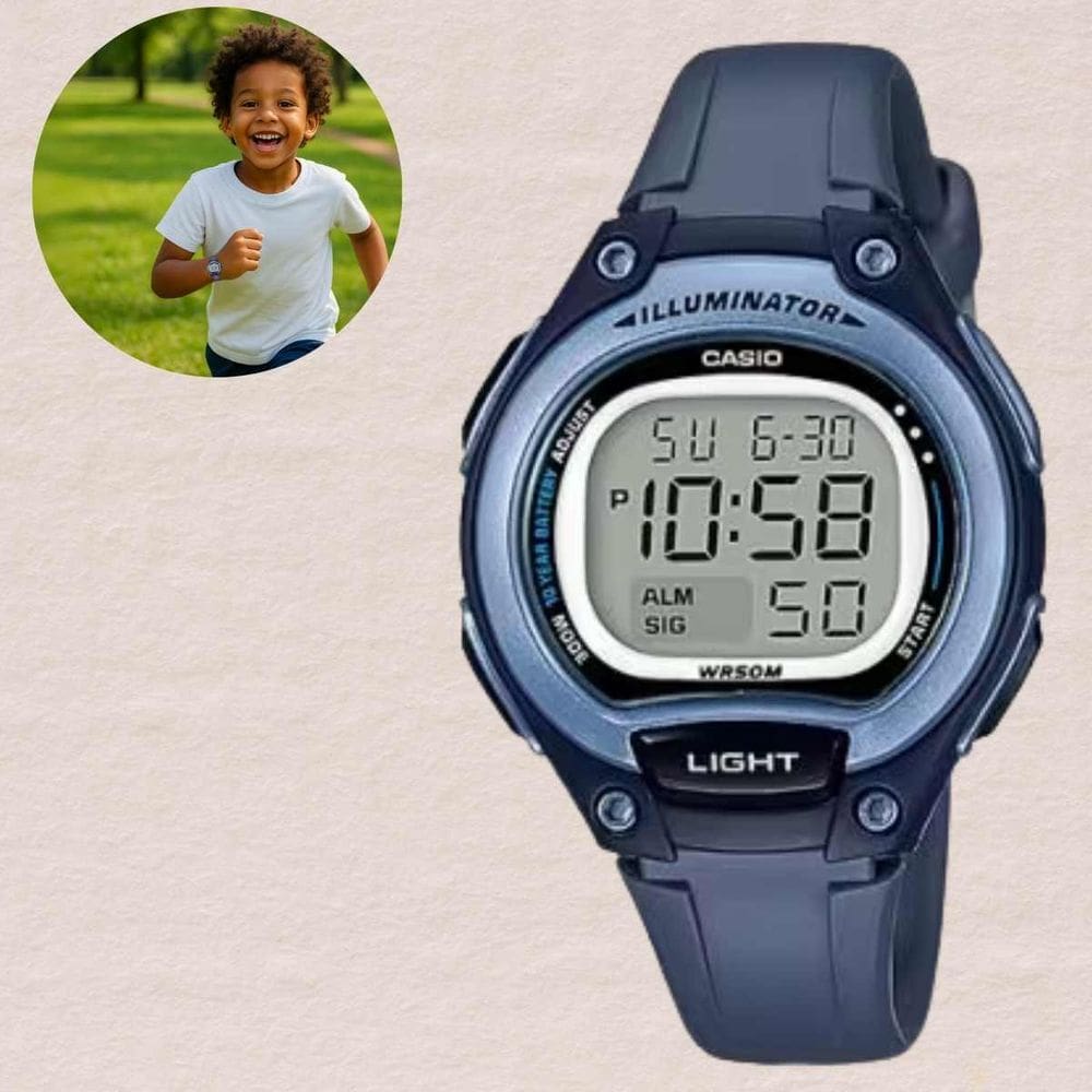 Relógio Casio Infantil Digital Azul LW-203-2AVDF