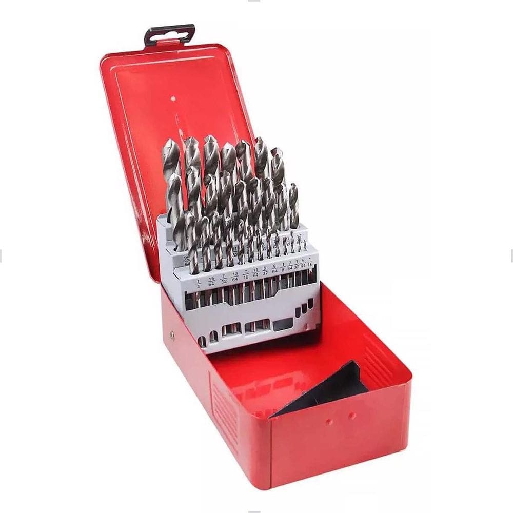 Jogo Brocas Para Metais 1/16 À 1/2 29 Peças 37257 Htom