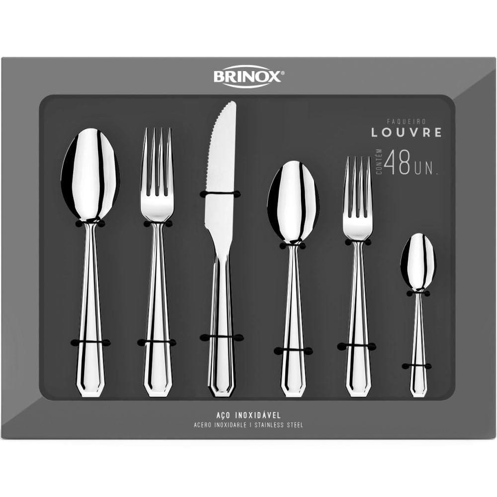 Faqueiro Louvre 48 Peças Brinox