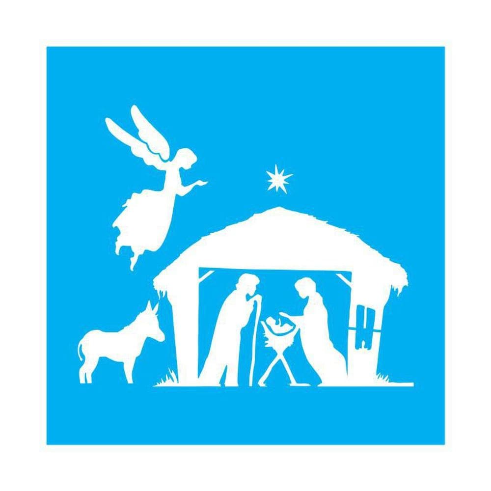 Stencil Tamako Jesus - 30X30Cm - Ref 9731