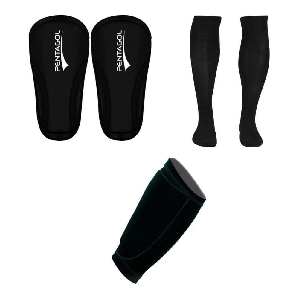 2X Kit Par Porta Suporte Caneleira Meião E Caneleira Futebol