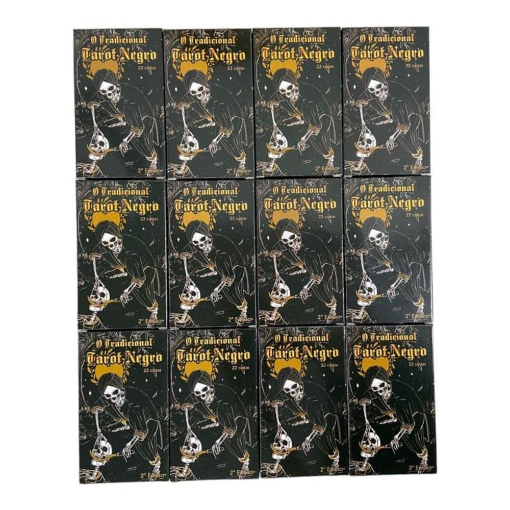 Kit 12 O Tradicional Taronegro 22 Cartas Plastificado Manual