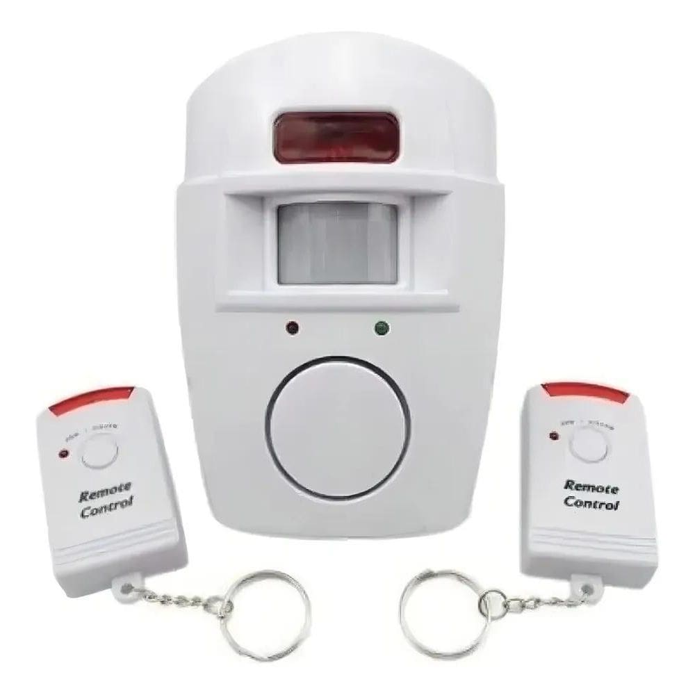 2X Alarme Sem Fio Residencial Sensor Sirene + 2 Controles 96