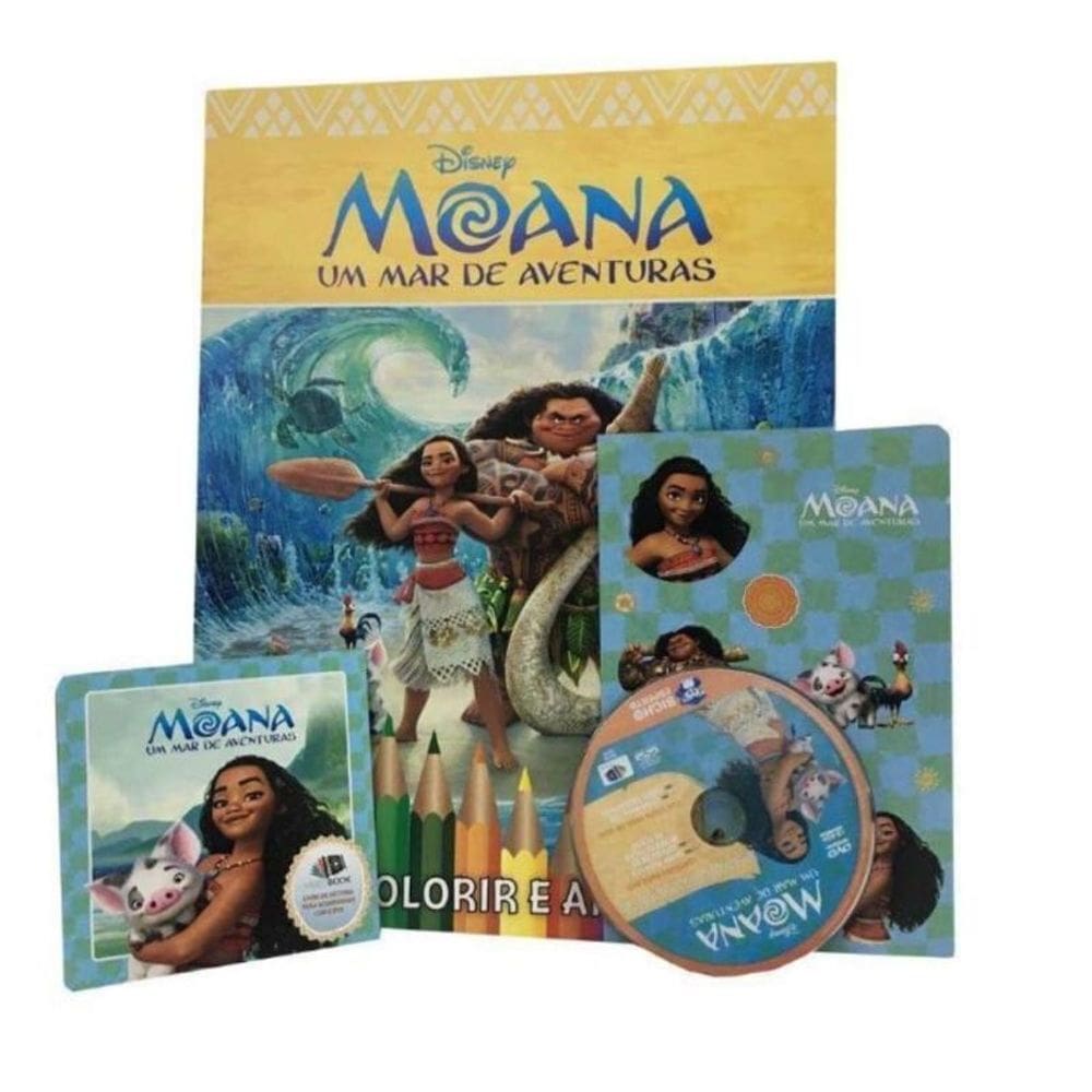 Moana -  Para Colorir e Aprender