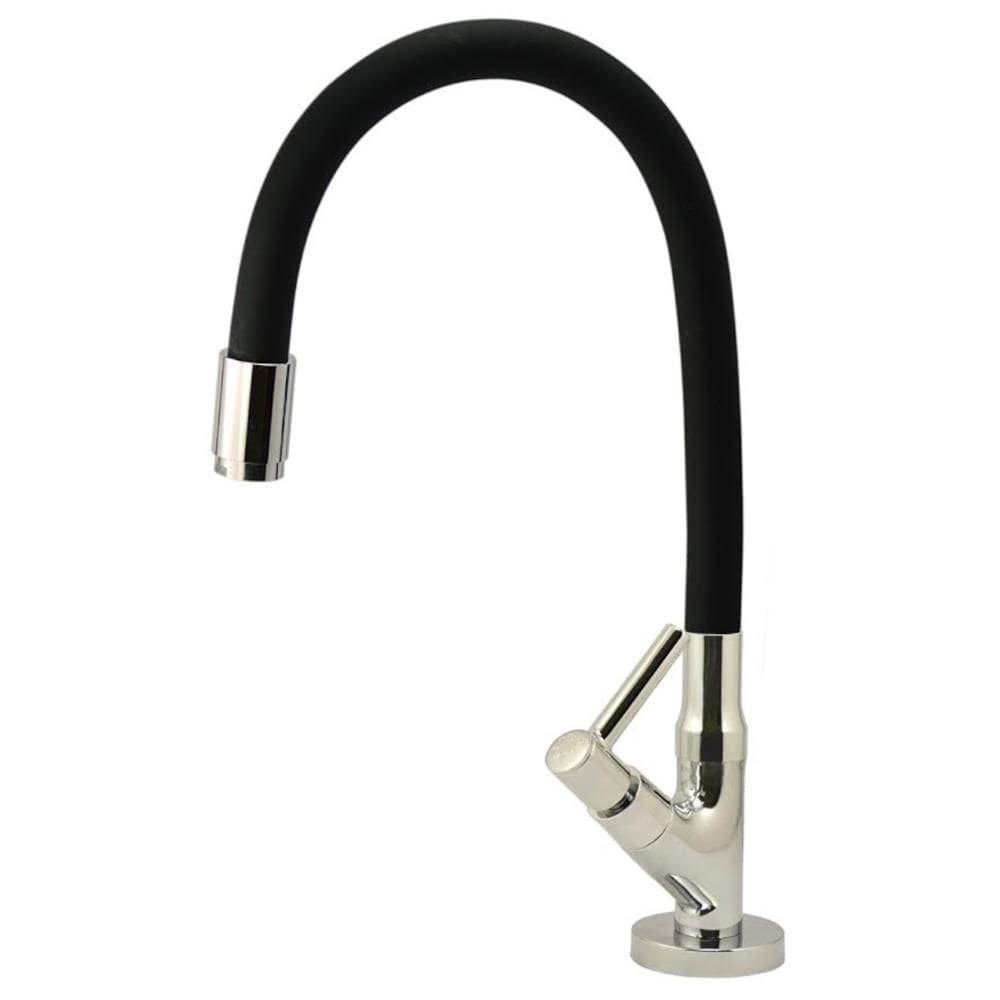 Torneira para Pia de Mesa Bica Móvel Tubo 6165 C/98 Preto - 770826 - STOC