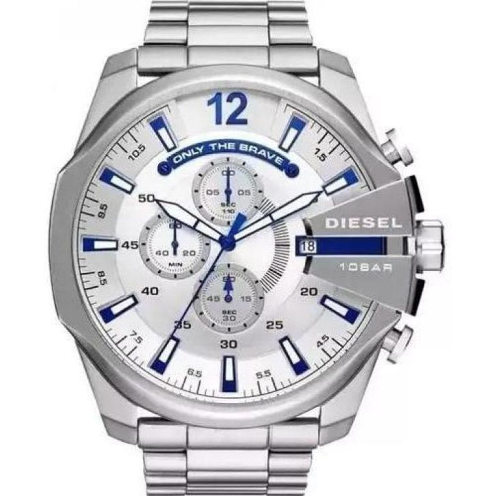 Relógio Masculino Disel Mega Chief Dz4477 Completo