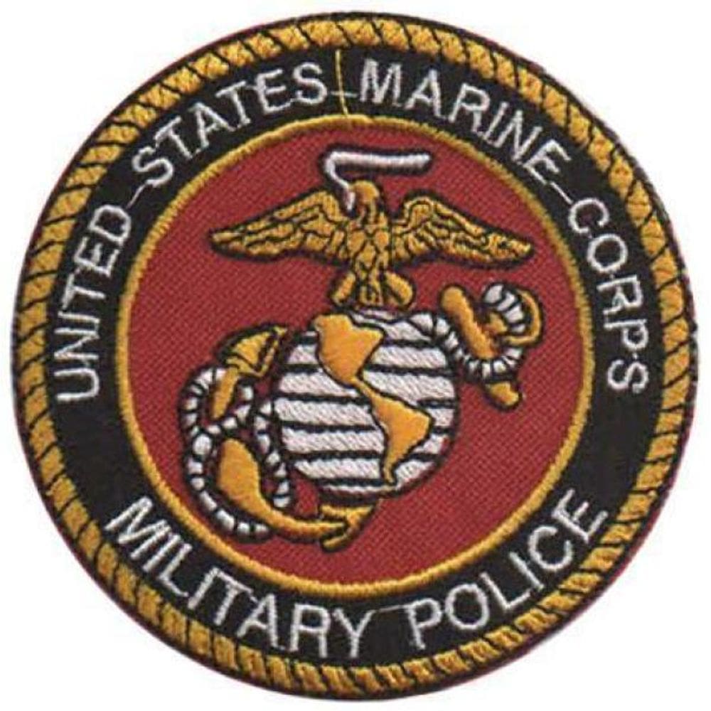Patch Bordado M C Military Police 2 Com Fecho De Contato