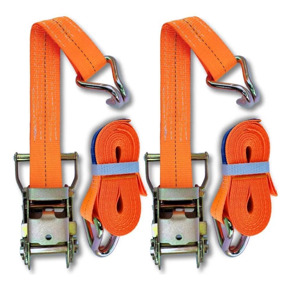 2X 2X Kit Cinta Catraca 1,5Ton Amarração Carga Caminhão Carr