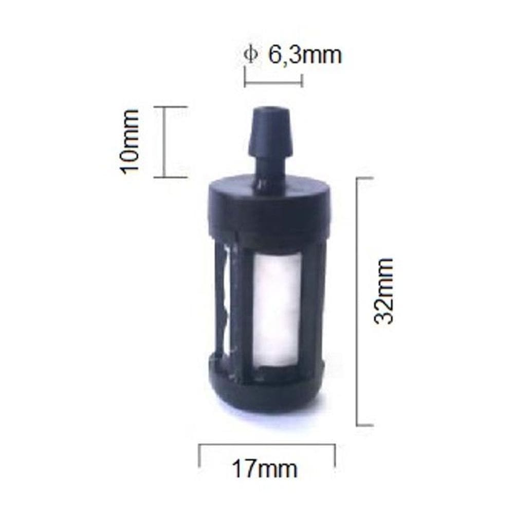 Cabeçote De Aspiração Do Combustível 6,3Mm Baquelite