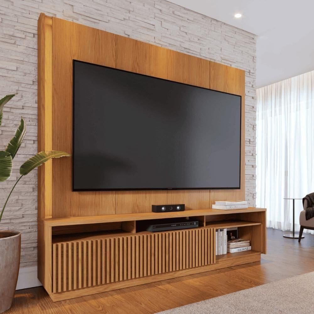 Home Estante Para Tvs Egito Freijo