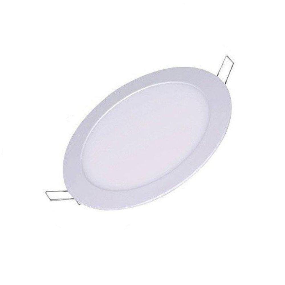 Painel Led Redondo Embutir 18W Taschibra 4000K Neutra Morna