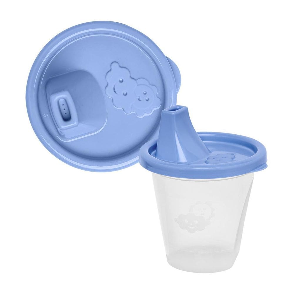 Copo Infantil Azul Bico Dosador 245Ml 10,5X8 Cm 1490 Jaguar
