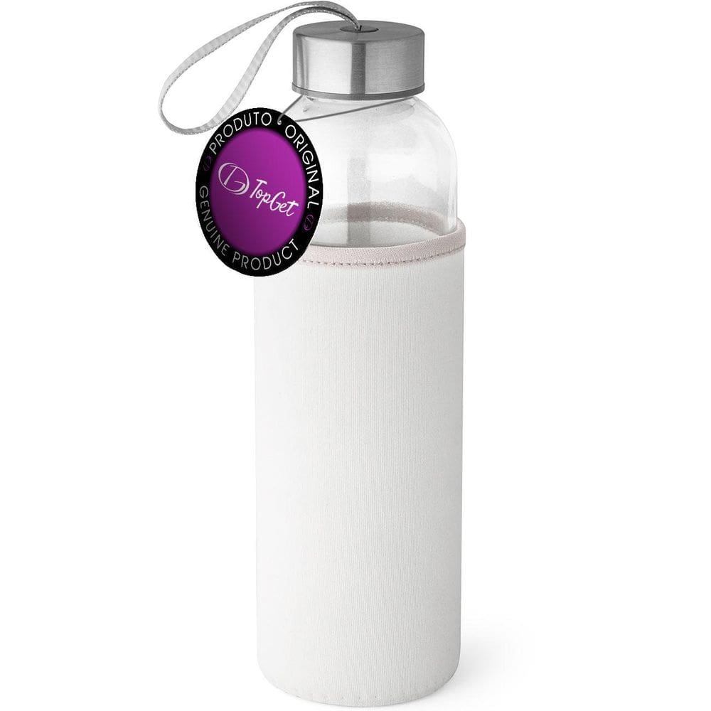 Garrafa De Vidro 520 Ml Soft Topget - Branco