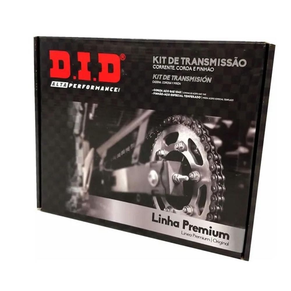 Kit Relacao Did Honda Cg Titan Fan Cargo 125 2000 A 2008