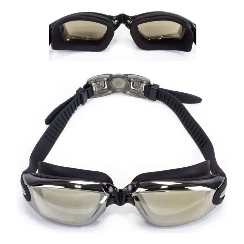 2X Óculos Natação Profissional Espelhado Profissional Antiem
