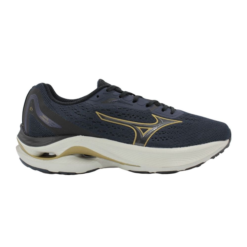 Tênis Masculino Mizuno Vitality 6 Marinho/Dourado