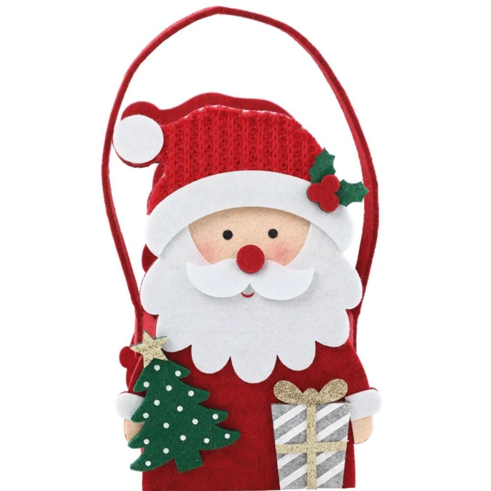 Bolsa de Feltro em Formato de Papai Noel - 1053248 - CROMUS