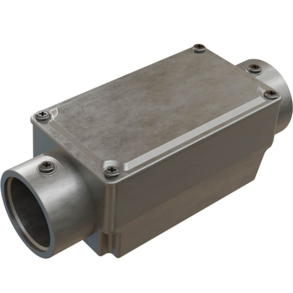 Caixa de Derivação Fixa Conduletzel sem Pintura Tipo C de 1.1/4”” com Tampa - E012020055 - WETZEL