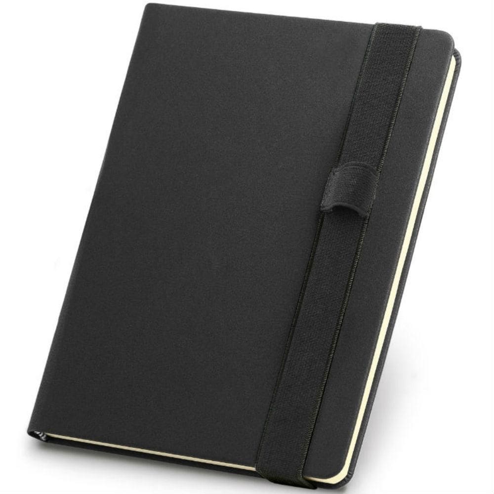 Caderneta De Anotações 14X21Cm 140 Folhas Sem Pauta - Preto