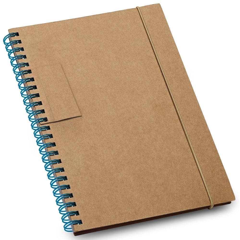 Caderneta 14X18Cm 60 Fls Pautadas Study Topget - Azul Claro