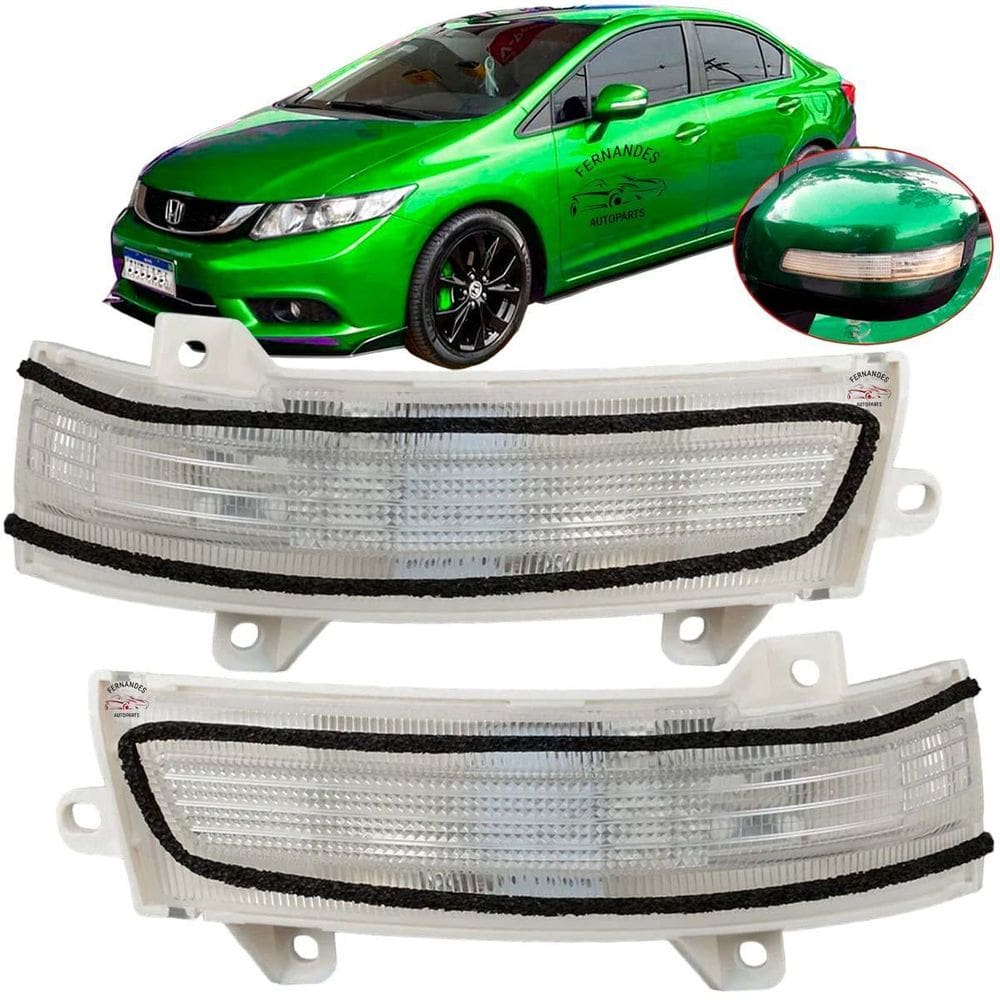 Par Seta Pisca Retrovisor New Civic 2016
