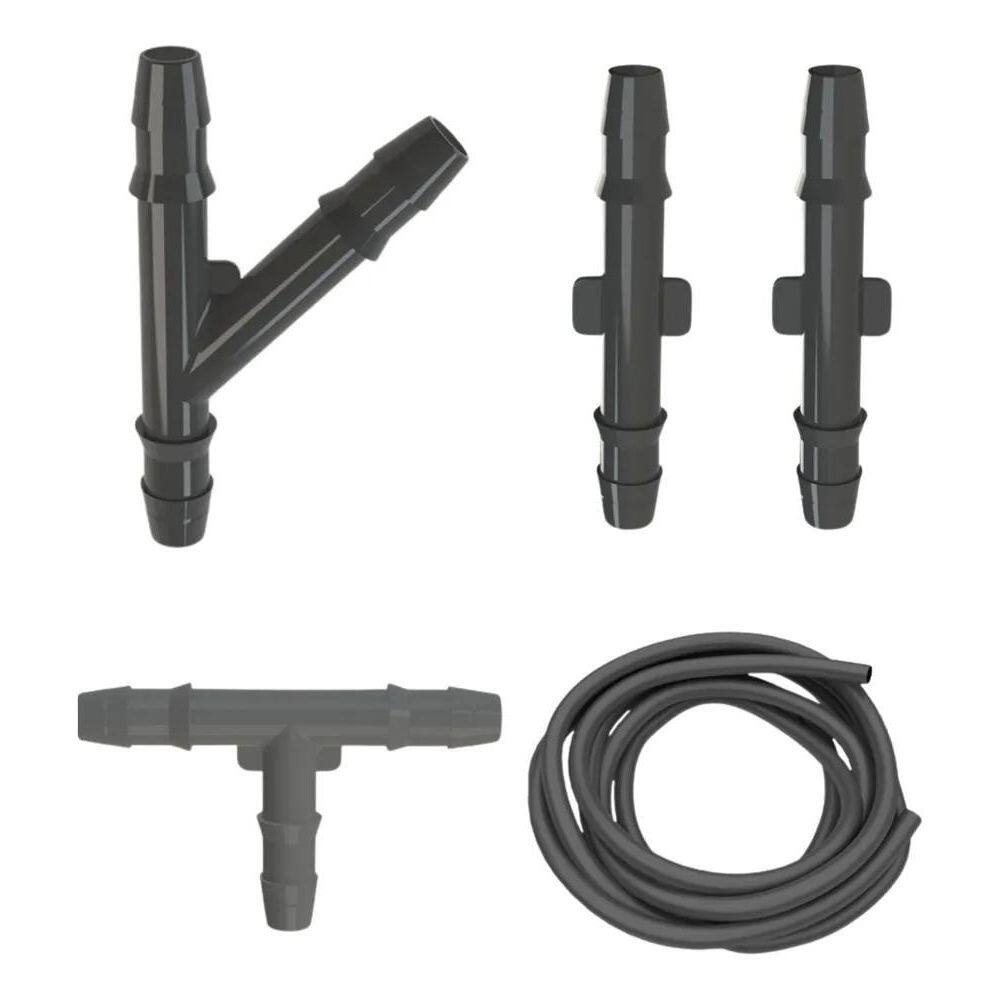 2X Kit Mangueira Esguicho Limpador Parabrisa + Conexão T Y I