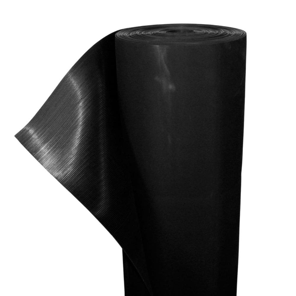 Lençol Piso Borracha Antiderrapante Ripadinho 3Mm 1,0M X 4M