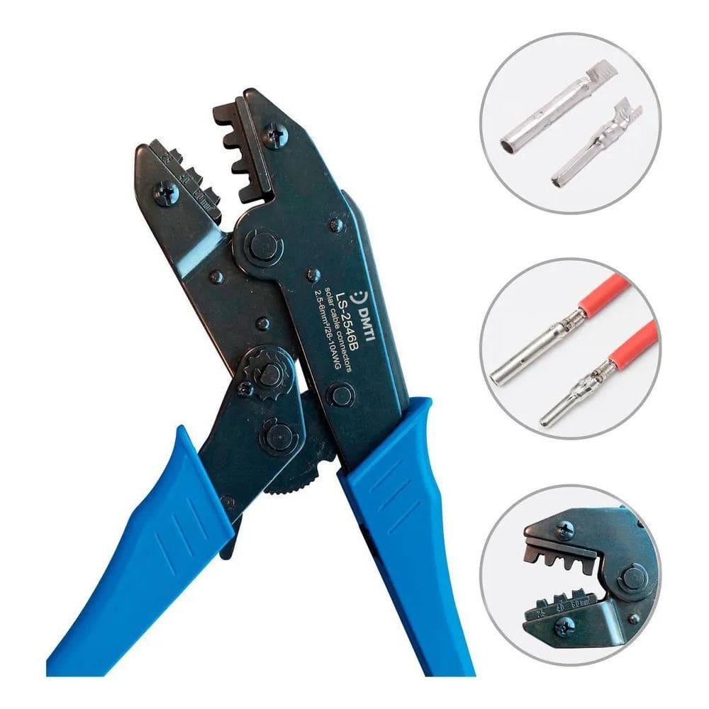 Dmti Alicate Crimpar Terminal Mc4 Painel Solar 2,5 A 6Mm