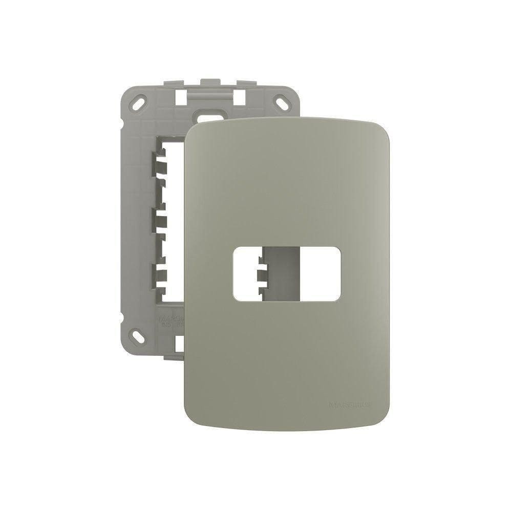 Placa Com Suporte Margirius B3 Colors 4X2 Para 1 Módulo