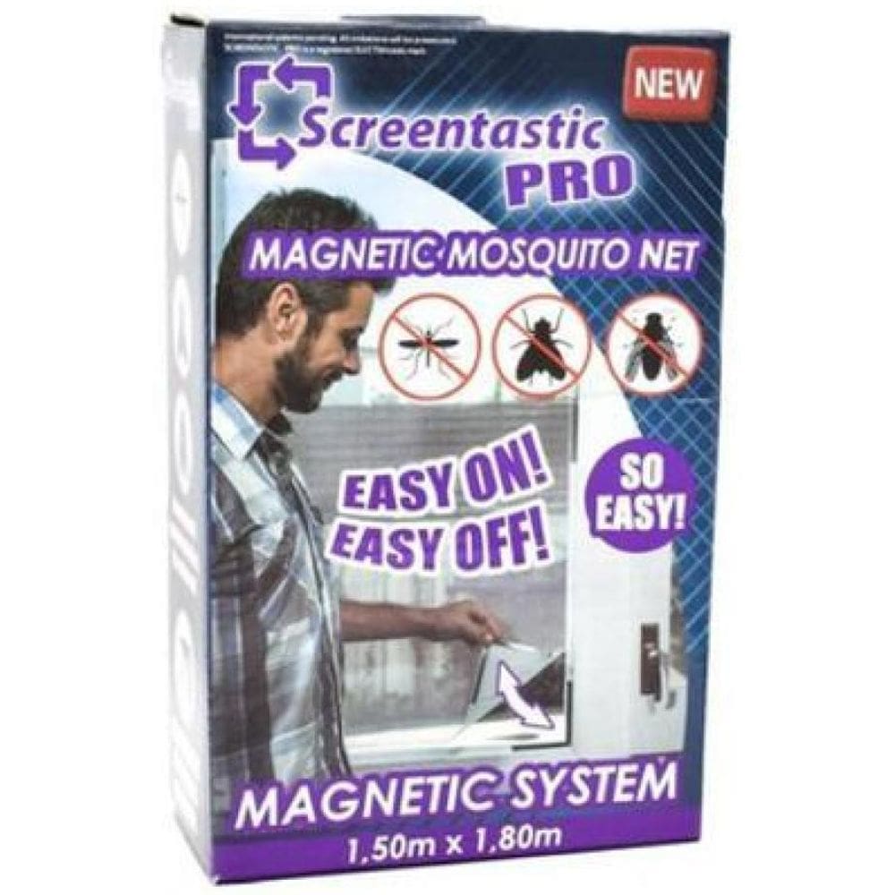 Kit 4 Super Tela Micro Rede Mosquiteira Magnética Janela