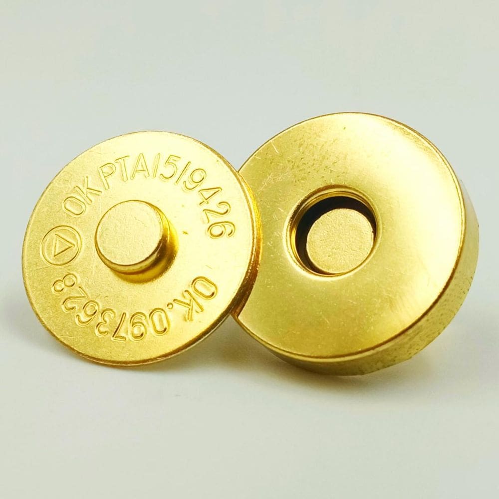 Botão Imã Comum 18Mm - 100 Und - Latonado