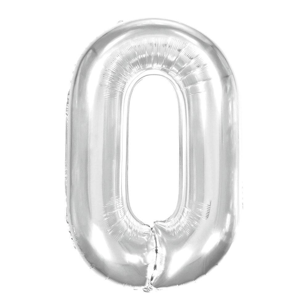 Balão Metalizado 16 Letra O 1 Unidade Prata Make +