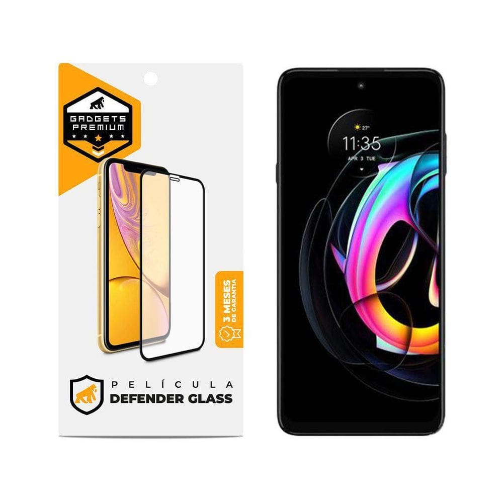 Película Defender Glass Para Motorola Moto Edge 20 Litepreta
