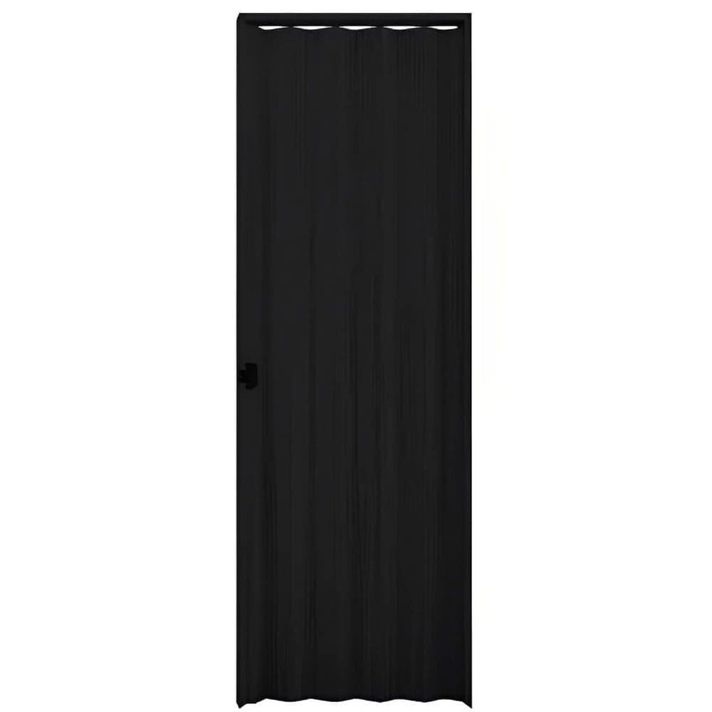 Porta Sanfonada Relevo Preta 210x90cm - 921.232 - PLASBIL