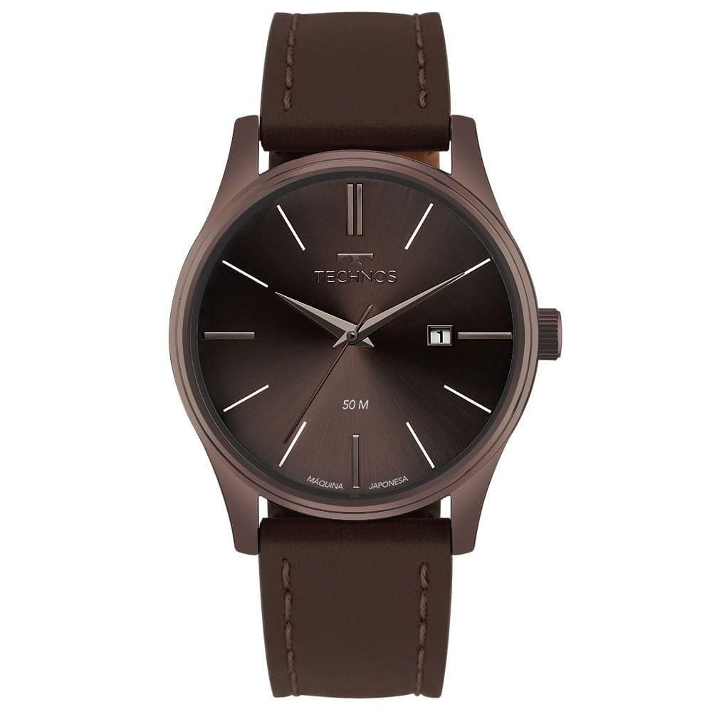 Relógio Technos Masculino Steel Marrom - 2115ubp-0m