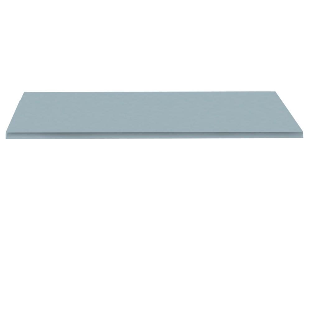 Tampo Quadrado 60 cm (Largura) P25 Pandin MDP 2,50 cm (altura) Cor Cinza