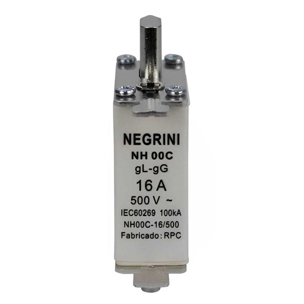 Fusível NH00C 16A x 500 Volts - NH-00C-16/500 - NEGRINI