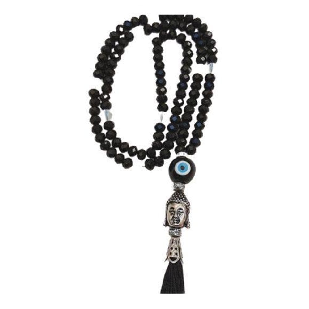 Japamala Rosário Equilibrio Proteção - Meru Buda Olho Grego