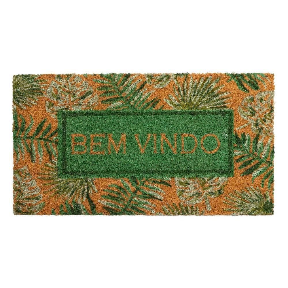 Capacho Fibra De Coco Estampado 23 Colorido 0,33x0,60m