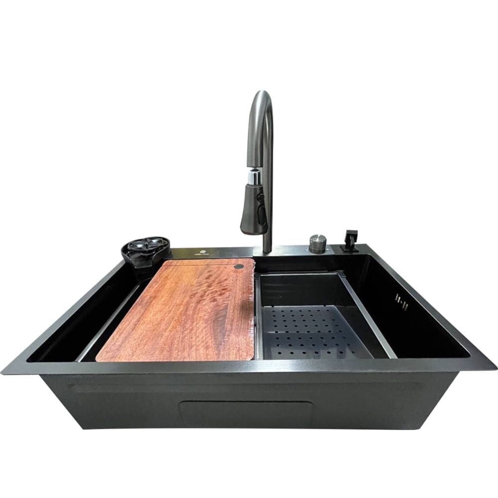 Cuba Gourmet Premium Completa 78X45cm Preta com Acessórios - CUB-017 - STILLUS HOME