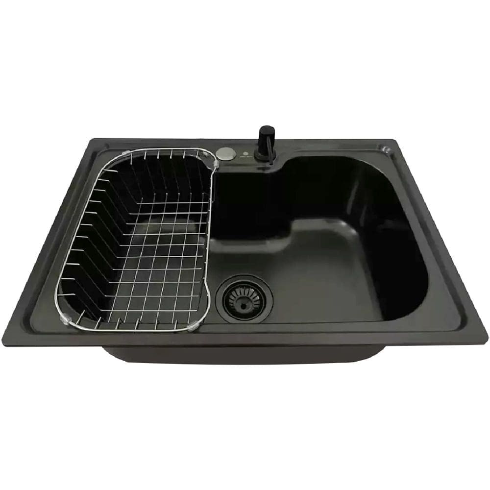 Cuba Gourmet Cozinha 60X42cm Inox Preta com Acessórios - CUB-001-B - STILLUS HOME