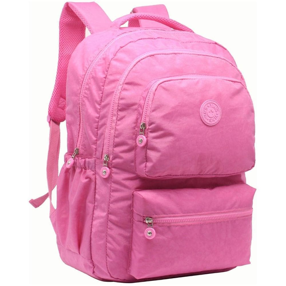 Mochila De Costas 18 Crinkle Escolar Juvenil Viagem Passeio