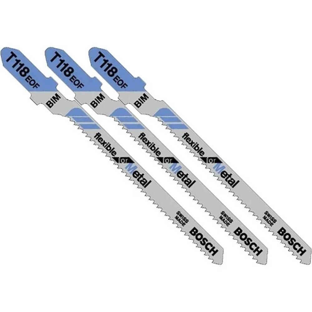 Jogo de Lâminas Tico-Tico T 118 EOF 57mm 3 Peças - 2608636667 - BOSCH
