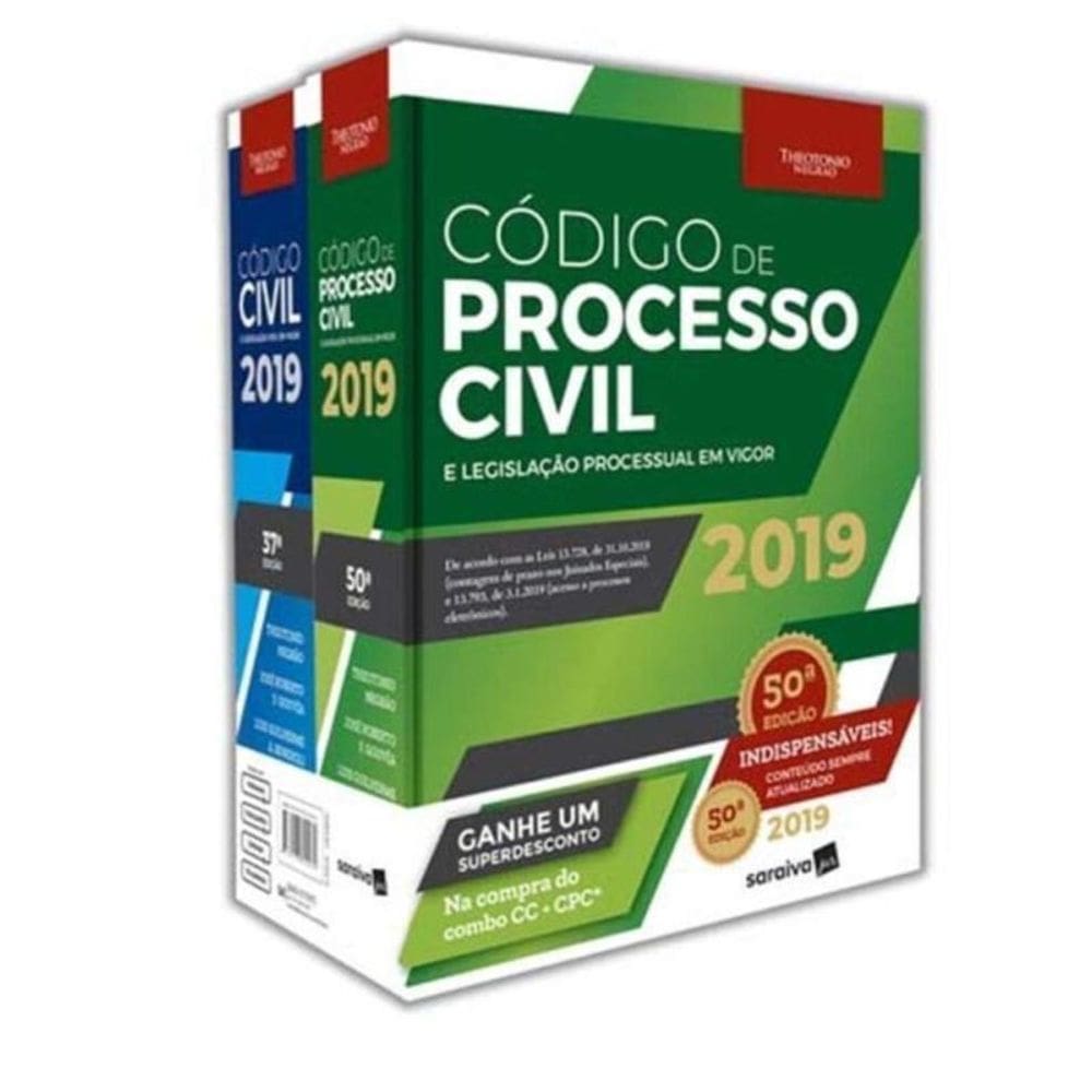 Combo Código Civil e Código de Processo Civil - 11Ed/19