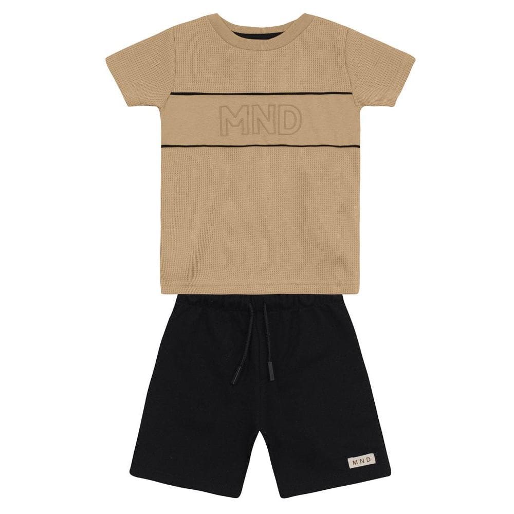 Conjunto infantil menino em relevo Mundi