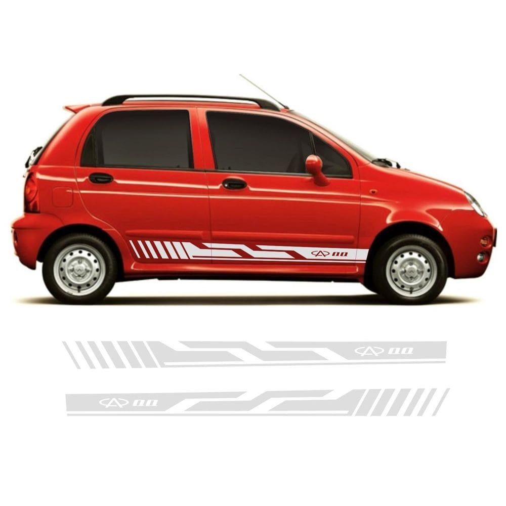 Adesivo Lateral Chery Cq3 Kit Faixa Colante Fita Tuning